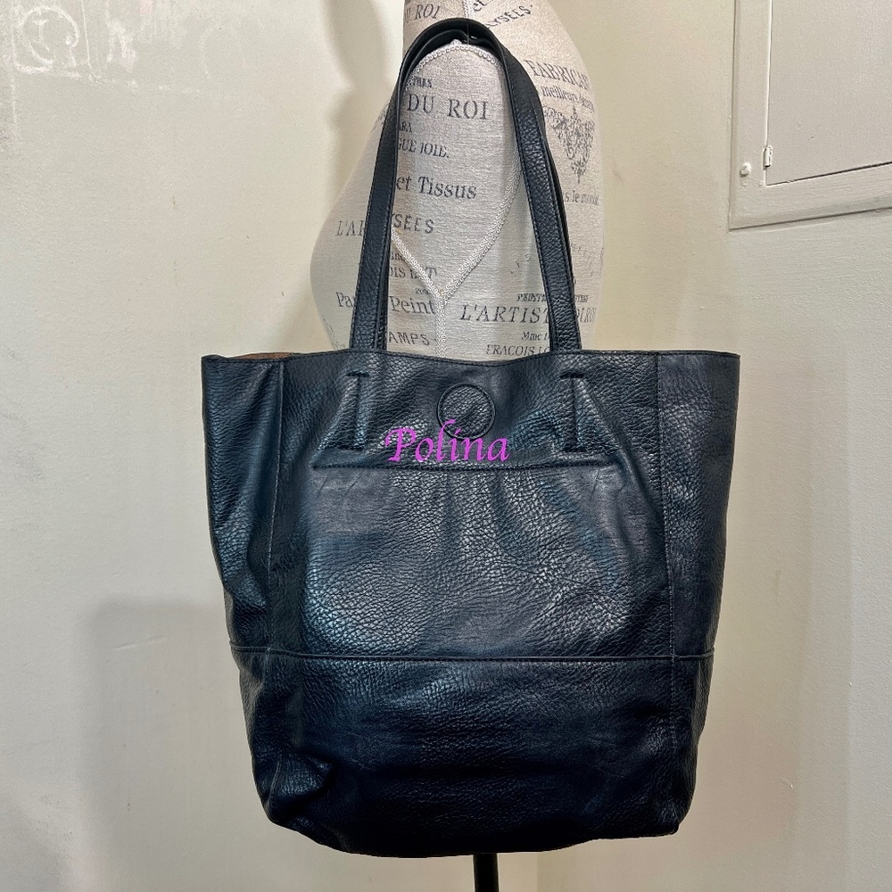 Joy Susan Women's Fashion Purse Faith Raw Edge Tote Hand Bag